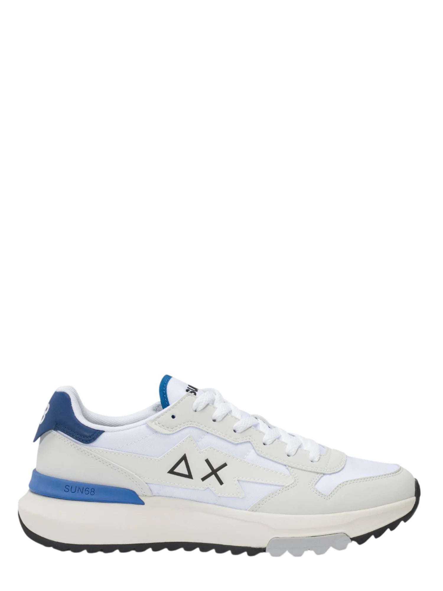 Sun68 sneakers uomo Niki 2.0 Solid bianco blu Z36121 BIANCO SUN68 