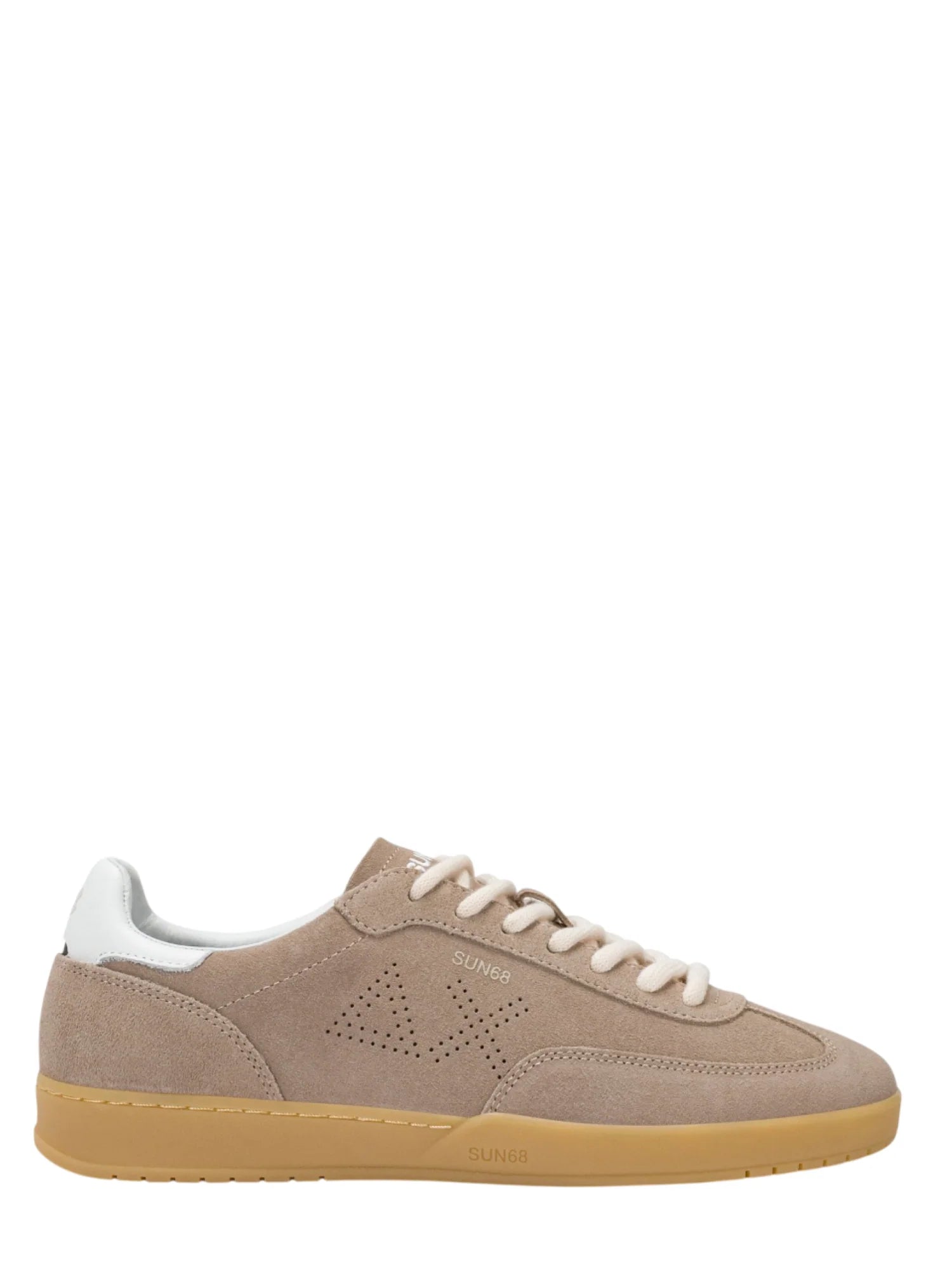 Sun68 sneakers uomo California Sun in suede tortora Z36142 STONE SUN68 