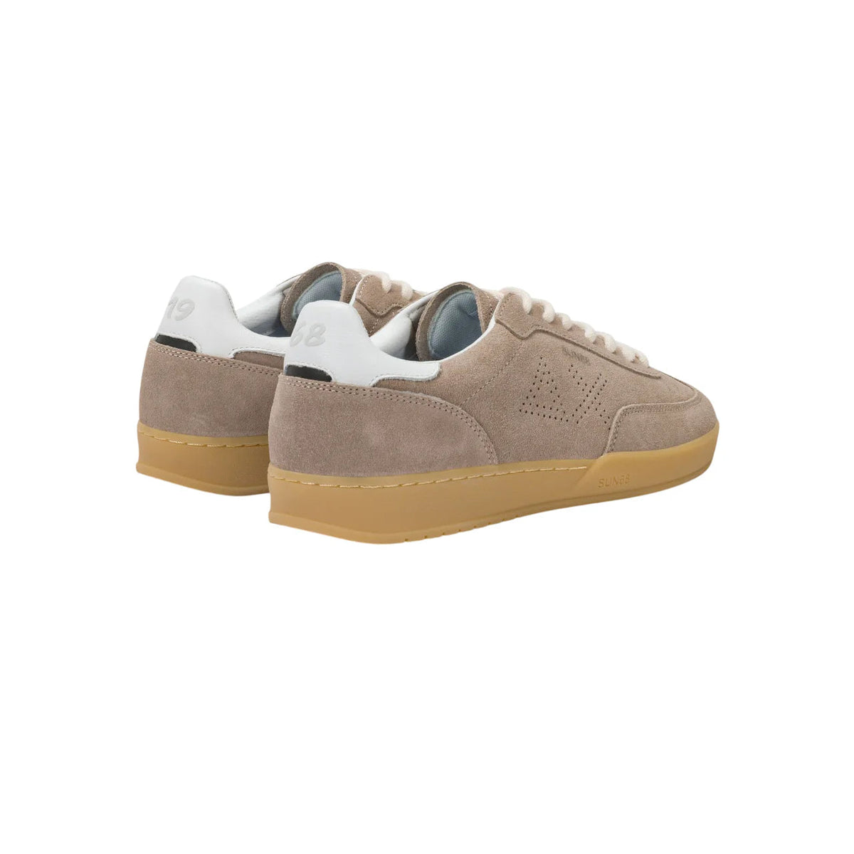 Sun68 sneakers uomo California Sun in suede tortora Z36142 STONE SUN68 