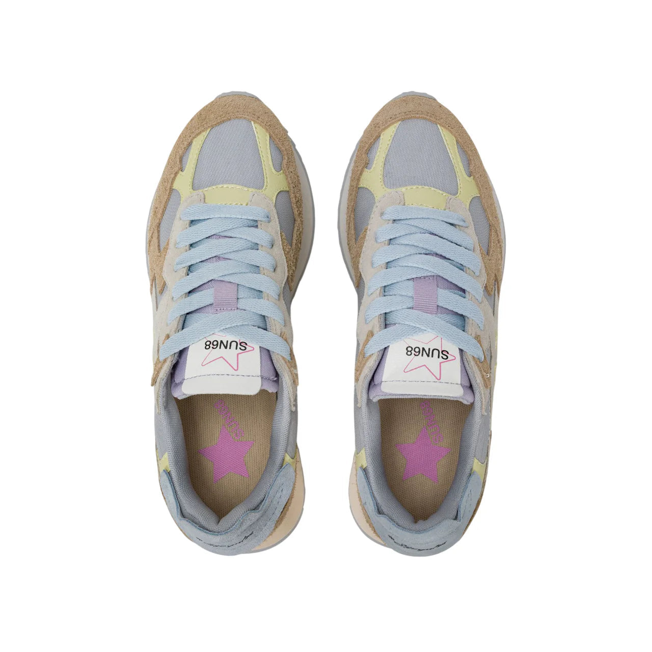 Sun68 sneakers donna Stargirl Multicolor Option multicolor Z36215 GRIGIO CHIARO SUN68 