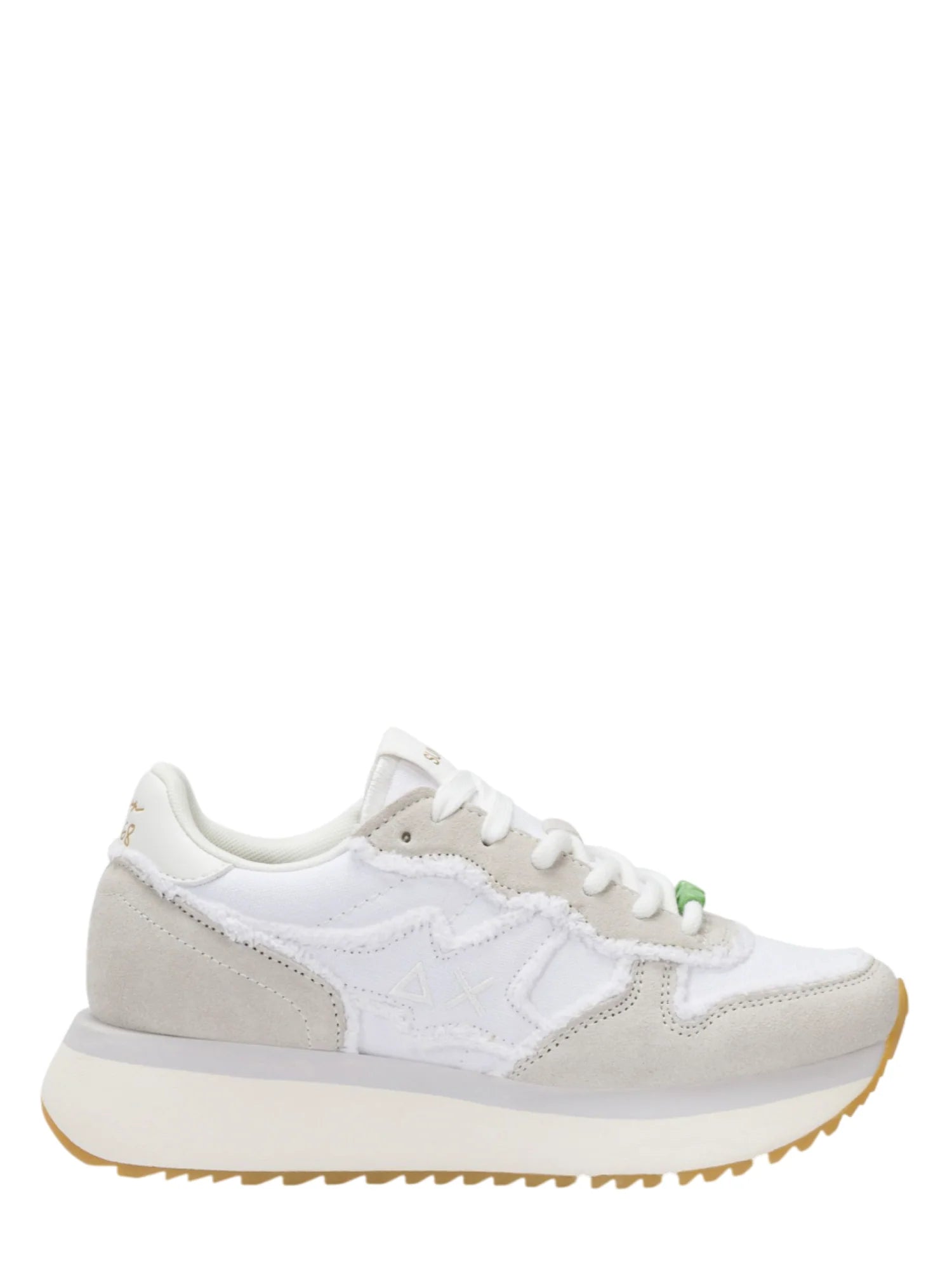 Sun68 sneakers Big Stargirl in suede e tessuto bianco Z36223 BIANCO SUN68 