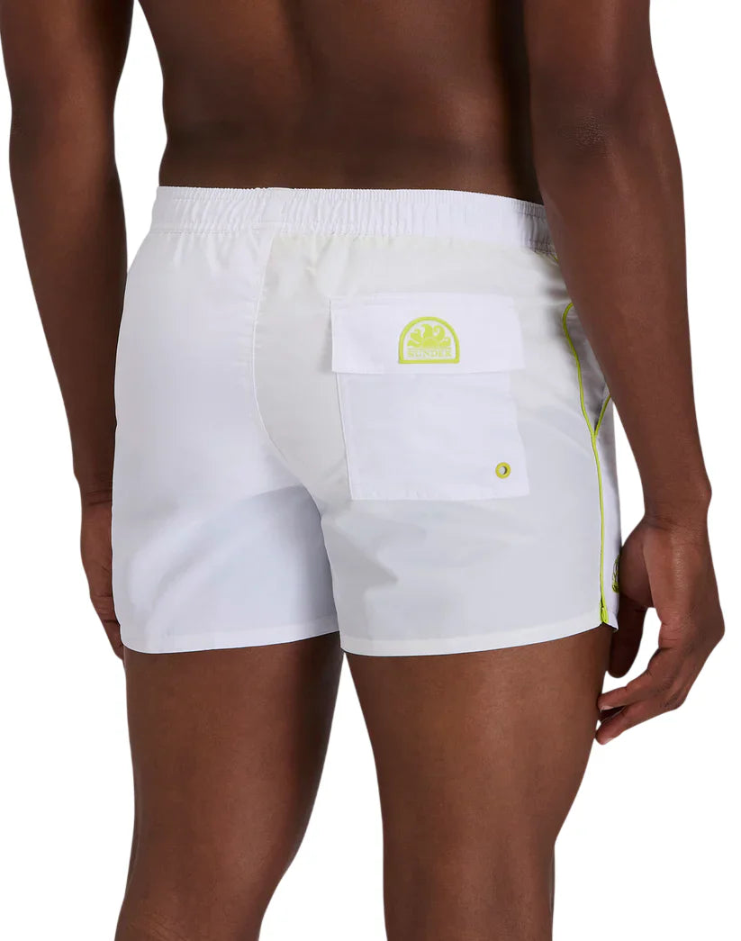 Sundek boxer mare uomo con logo bianco M700BDTA100 00604 SUNDEK 