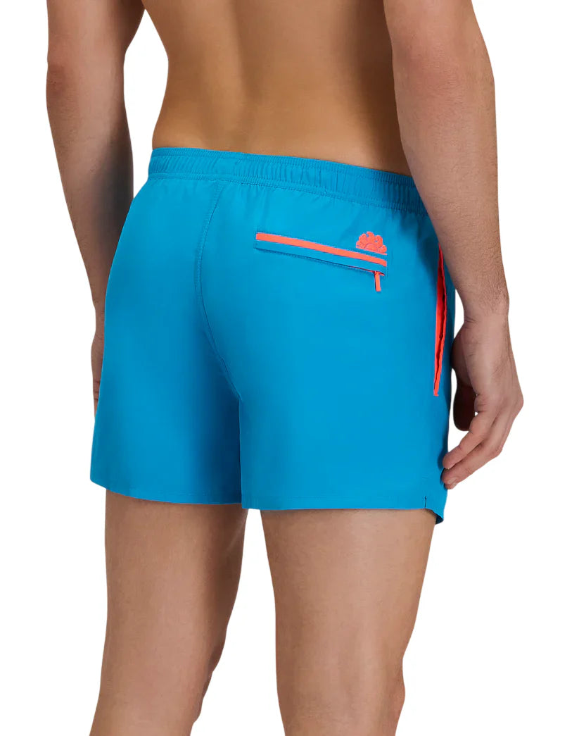 Sundek boxer mare uomo con profili fluo azzurro M746BDRT300 67401 SUNDEK 