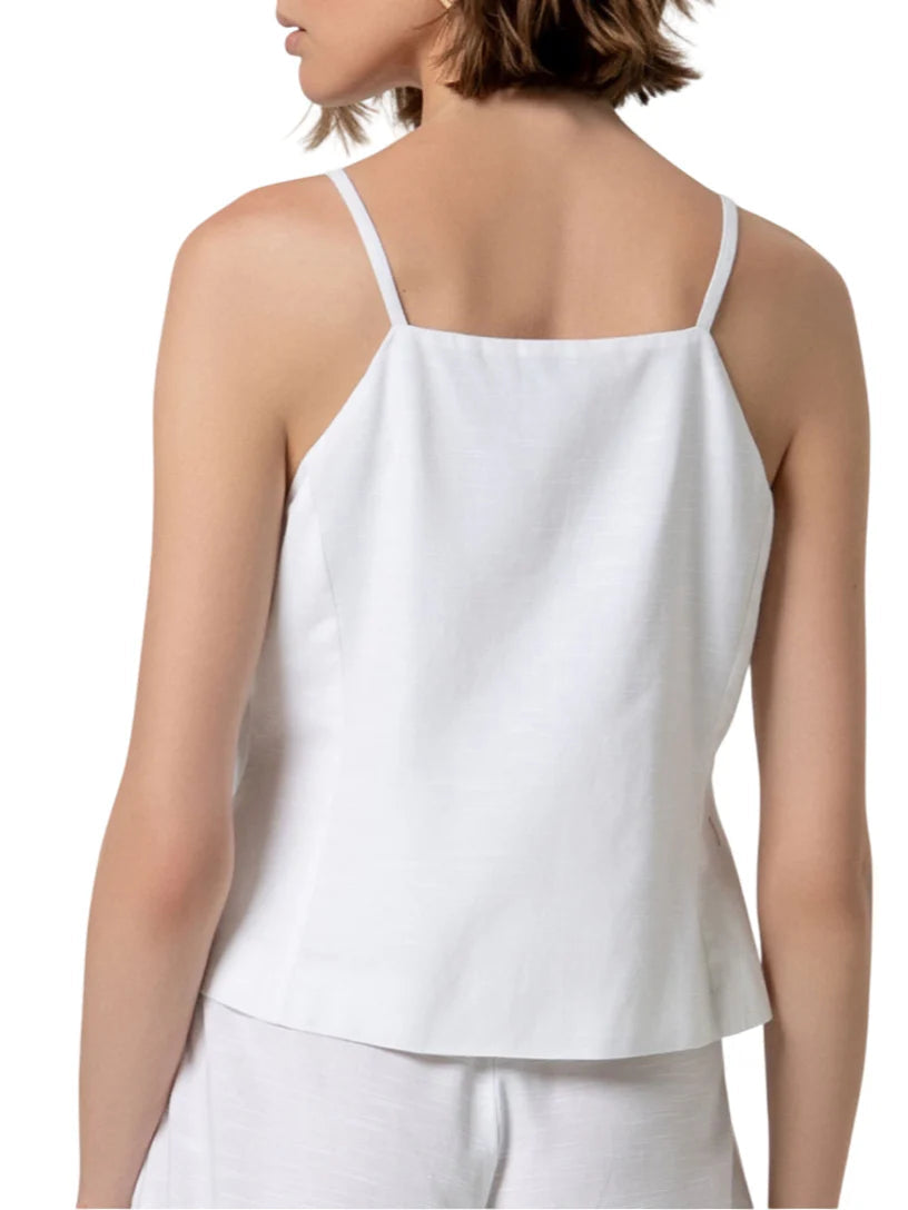Surkana top donna in viscosa bianco 526MISO327 01 SURKANA 