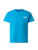 The North Face T-shirt bambino manica corta turchese