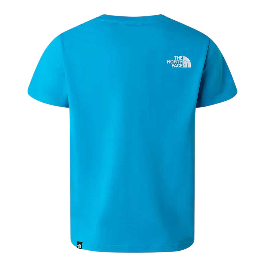 The North Face T-shirt bambino manica corta turchese NF0A87T4 D7R1 THE NORTH FACE 