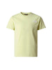 The North Face T-shirt bambino manica corta giallo lime