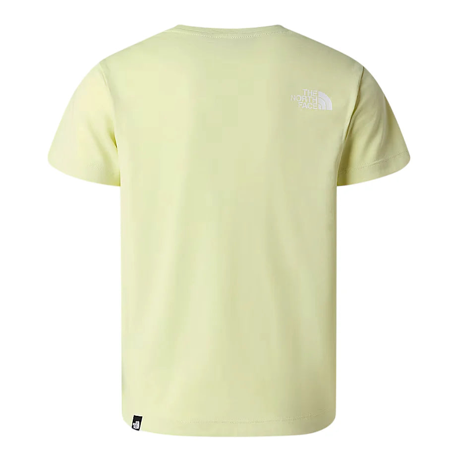 The North Face T-shirt bambino manica corta giallo lime NF0A87T4 G601 THE NORTH FACE 