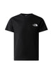 The North Face T-shirt bambino manica corta nero