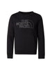 The North Face felpa unisex bambino con logo nero