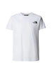 The North Face T-shirt manica corta bambino bianco
