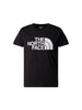The North Face T-shirt bambino con logo nero