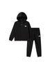 The North Face tuta sportiva bambino giacca e pantaloni nero