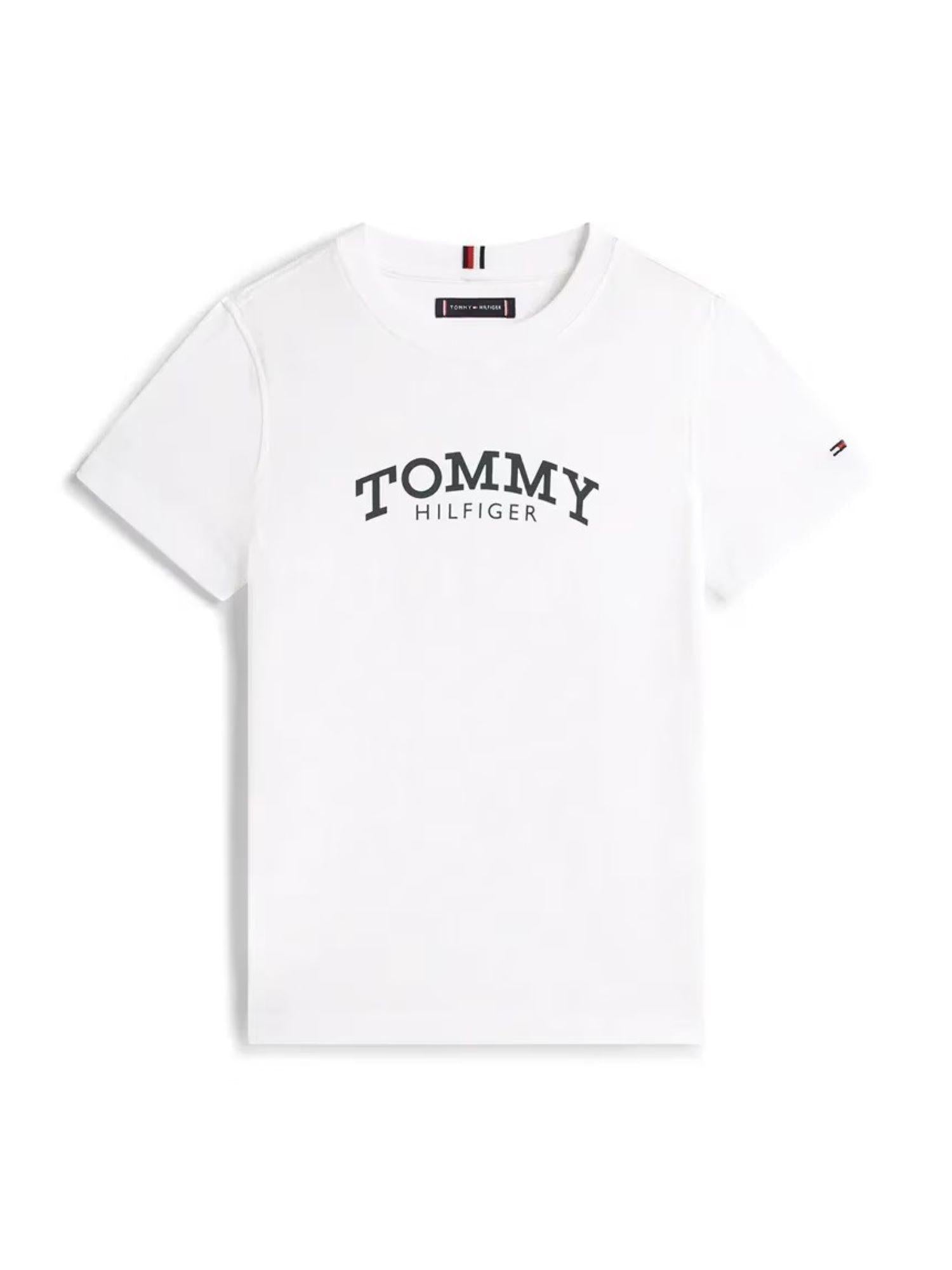 Tommy Hilfiger T-shirt manica corta Monotype bianco KB0KB10051 YBR Tommy Hilfiger 