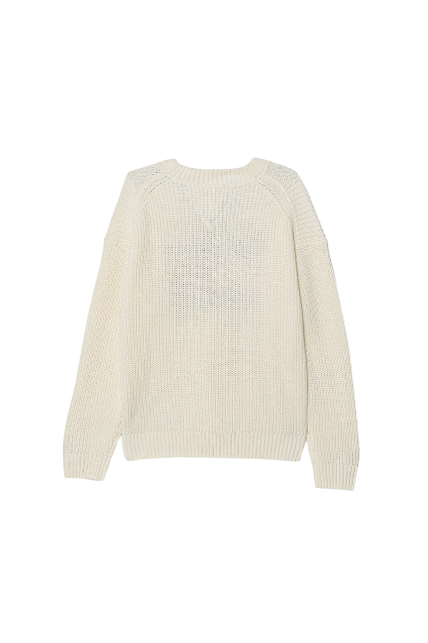 Tommy Hilfiger maglia bambino con bandierina panna KB0KB10071 YA8 Tommy Hilfiger 
