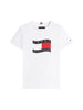 Tommy Hilfiger T-shirt manica corta stampa iconica bianco