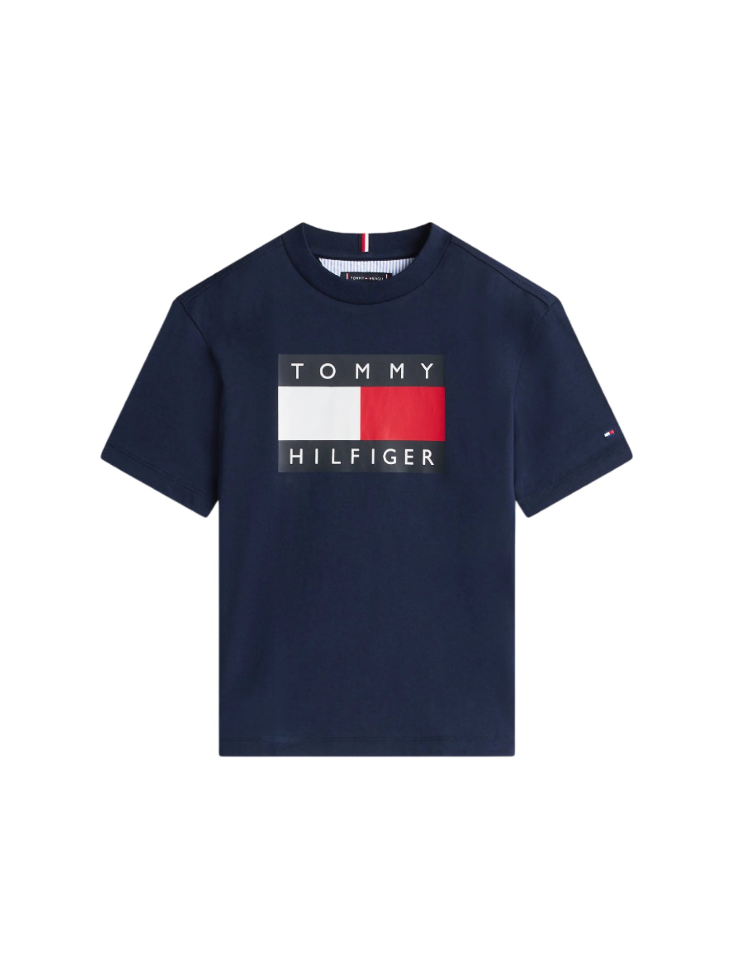 Tommy Hilfiger T-shirt manica corta bambino blu KB0KB10340 C1G Tommy Hilfiger 