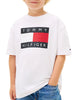 Tommy Hilfiger T-shirt manica corta bambino bianco