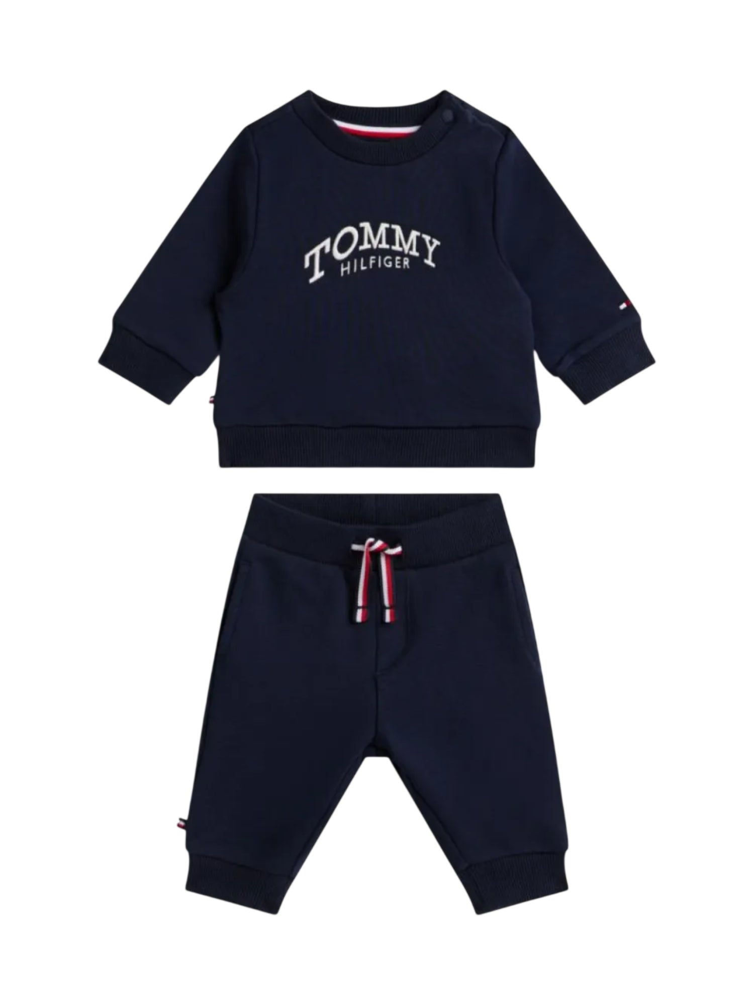 Tommy Hilfiger completo neonato con logo blu KN0KN02162 C1G Tommy Hilfiger 