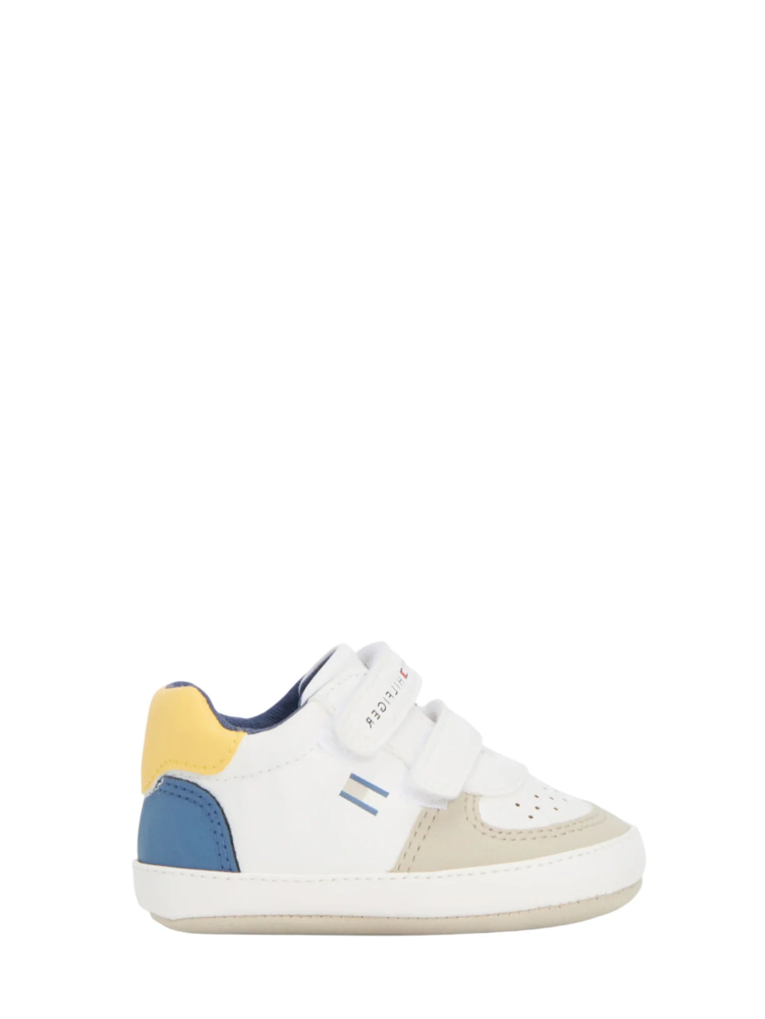 Tommy Hilfiger scarpette neonato con strappi bianco multicolor T0B9-34330-1755 Y913 Tommy Hilfiger 
