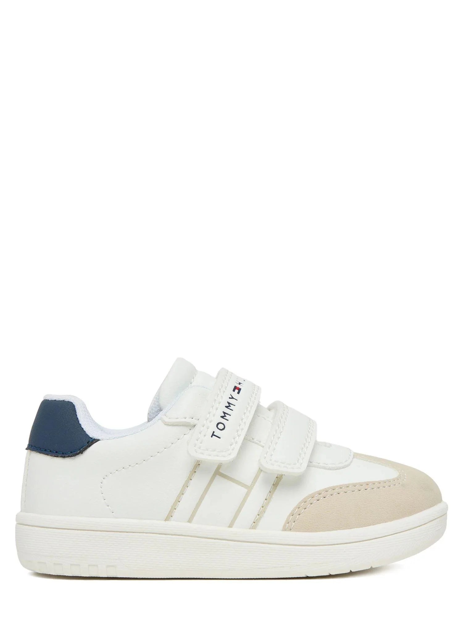 Tommy Hilfiger sneakers bambino con strappi bianco beige T1X9-34342-1269 Y007 Tommy Hilfiger 