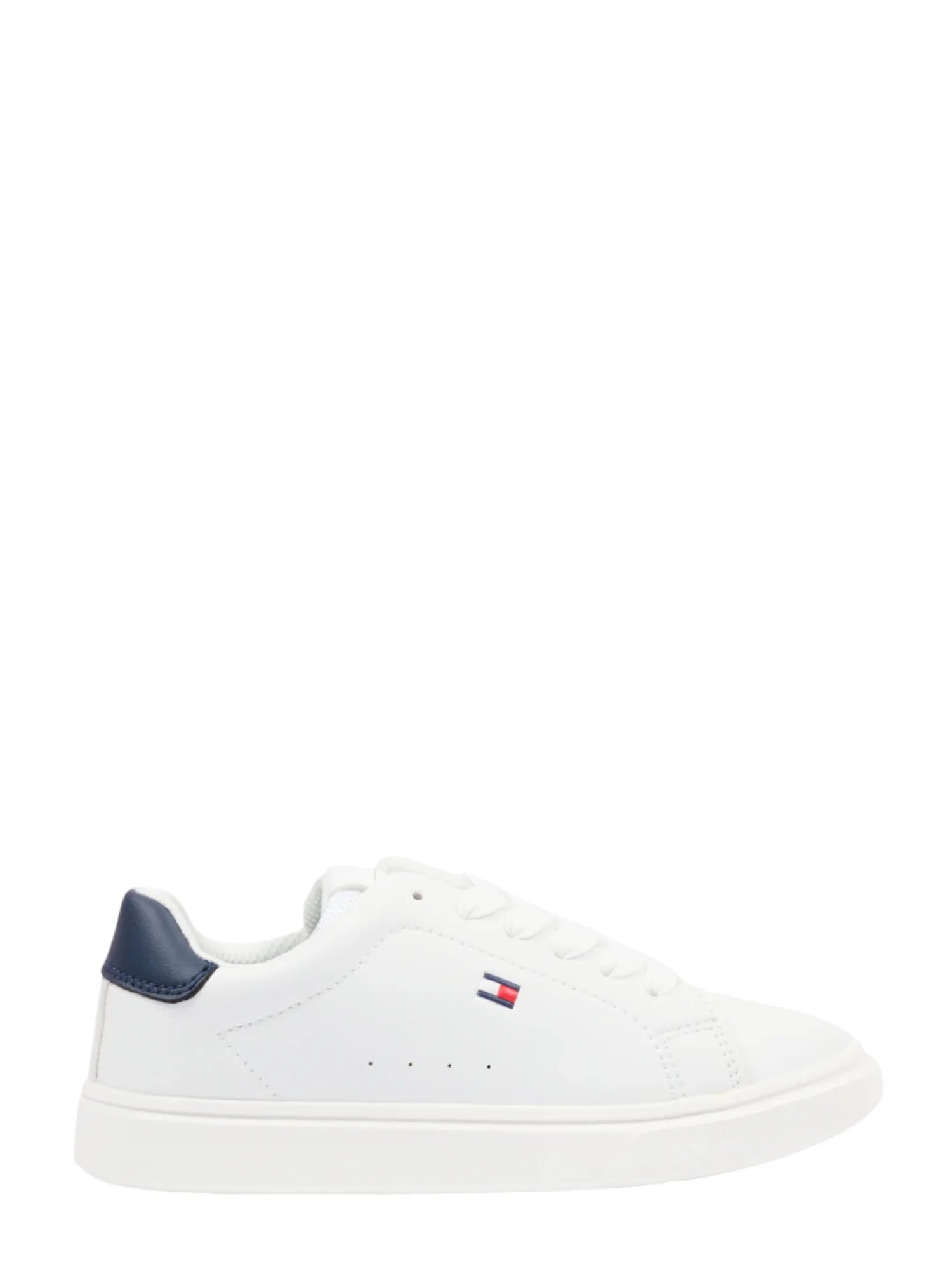 Tommy Hilfiger sneakers bambino in ecopelle bianco T3X9-34350-1355 X336 Tommy Hilfiger 
