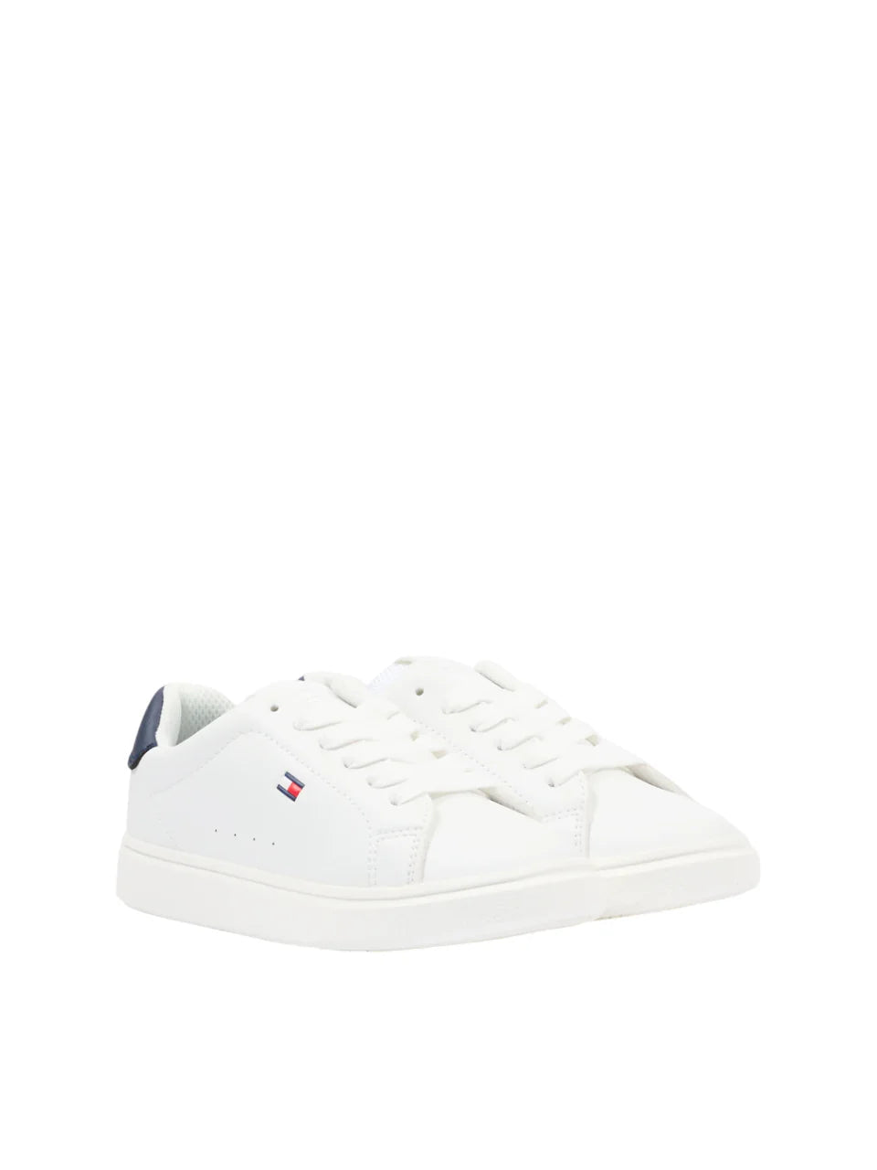 Tommy Hilfiger sneakers bambino in ecopelle bianco T3X9-34350-1355 X336 Tommy Hilfiger 