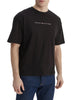 Tommy Hilfiger T-shirt manica corta uomo con logo nero