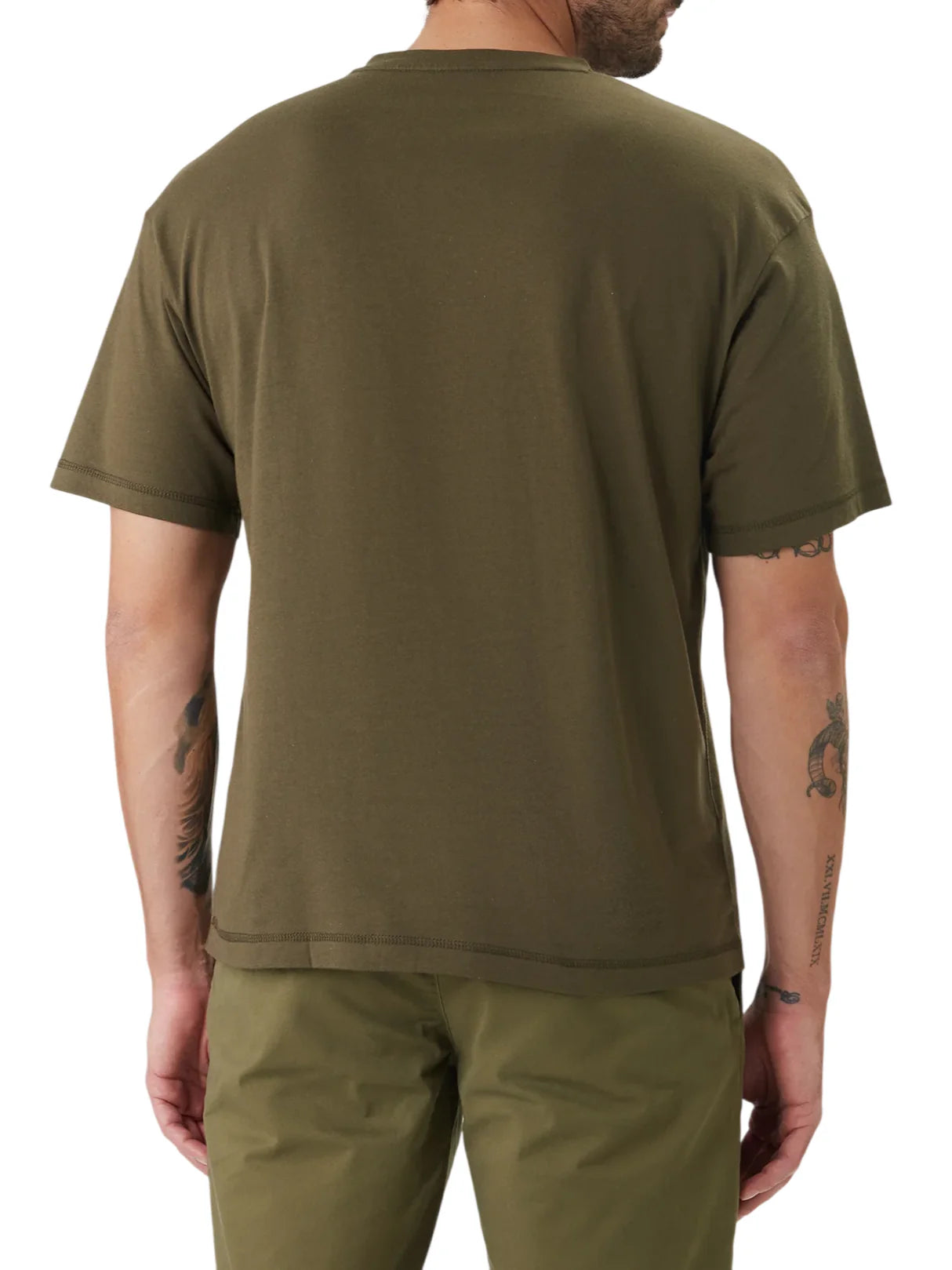Tommy Hilfiger T-shirt manica corta uomo con logo verde UM0UM03643 RBN Tommy Hilfiger 
