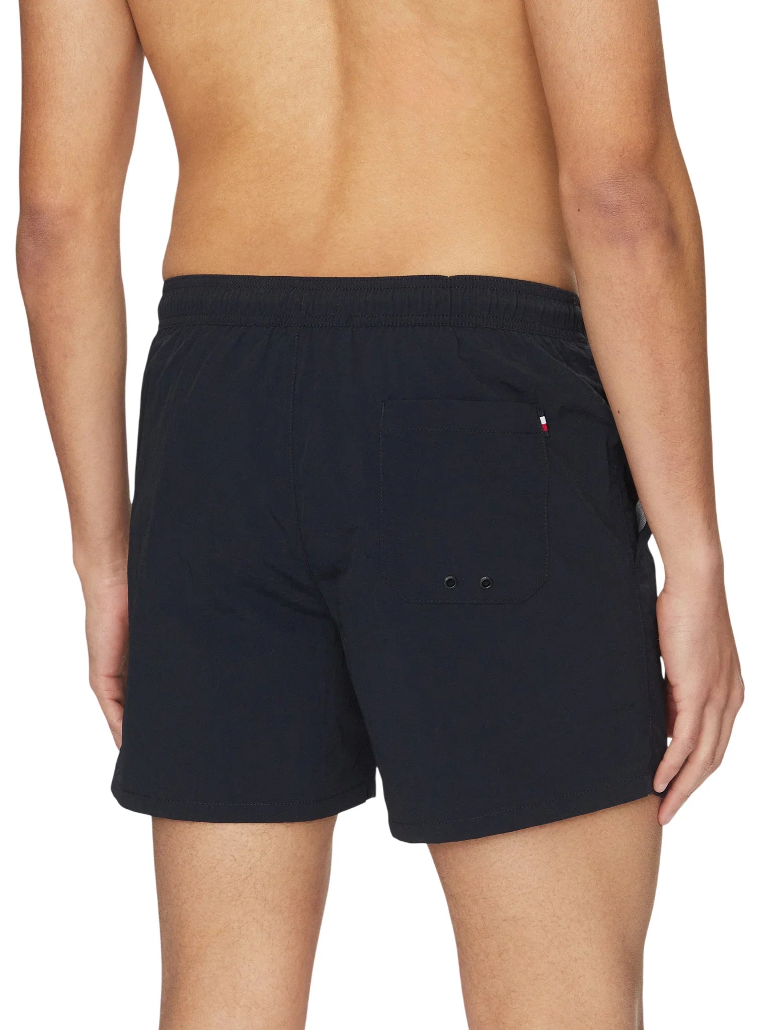 Tommy Hilfiger boxer mare uomo con bandierina iconica blu UM0UM03477 DW5 Tommy Hilfiger beachwear 