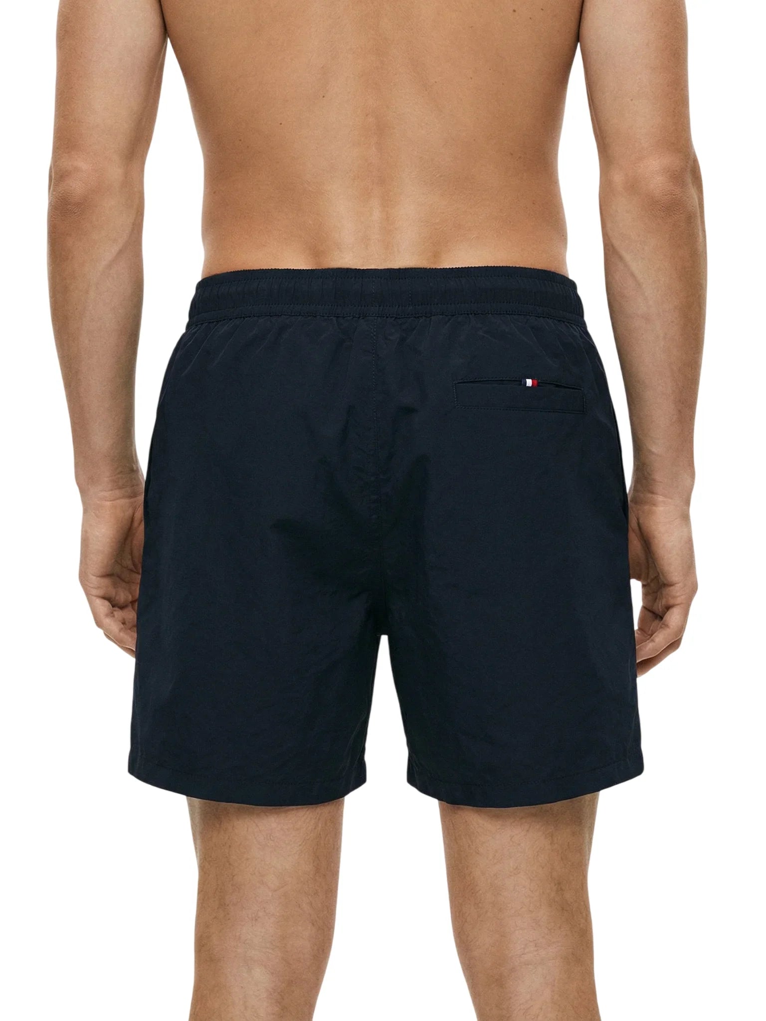 Tommy Hilfiger boxer mare uomo con bande logate blu UM0UM03730 DW5 Tommy Hilfiger beachwear 