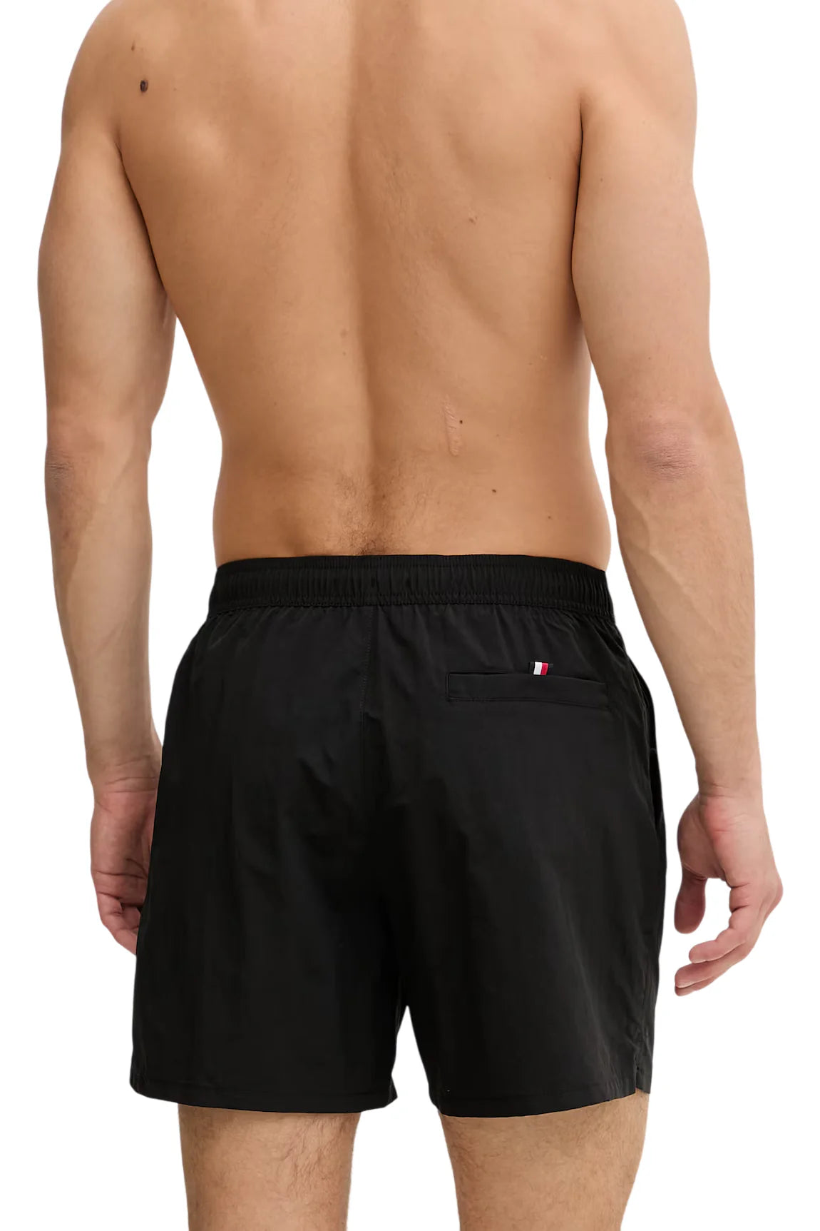 Tommy Hilfiger boxer mare uomo con logo nero UM0UM03748 BDS Tommy Hilfiger beachwear 
