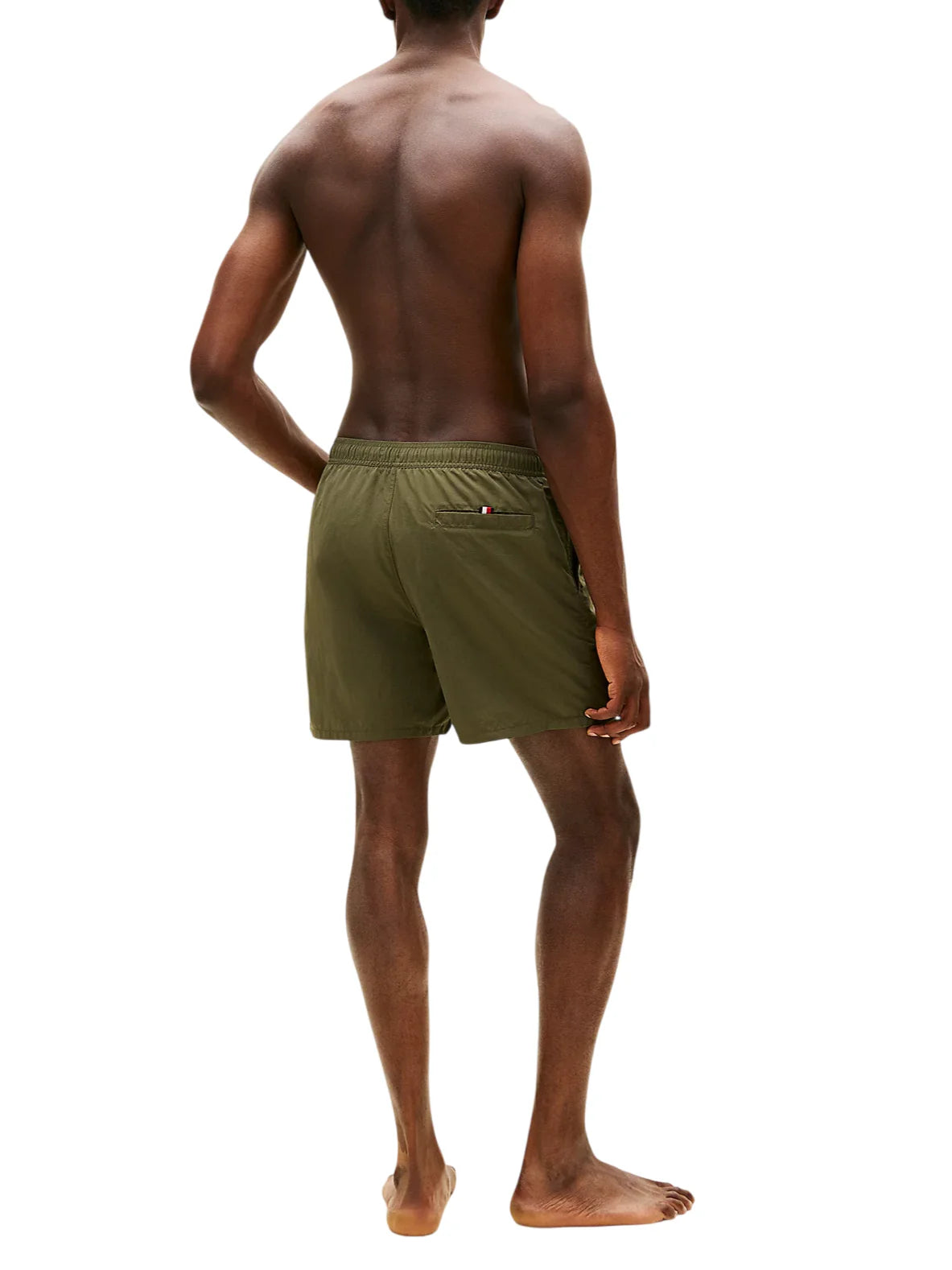 Tommy Hilfiger boxer mare uomo con logo verde UM0UM03748 RBN Tommy Hilfiger beachwear 