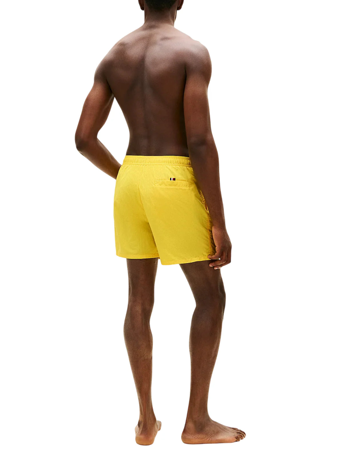 Tommy Hilfiger boxer mare uomo con logo giallo UM0UM03748 ZHU Tommy Hilfiger beachwear 