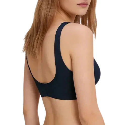 Tommy Hilfiger bikini top donna con cut out blu UW0UW06359 C1G Tommy Hilfiger beachwear 