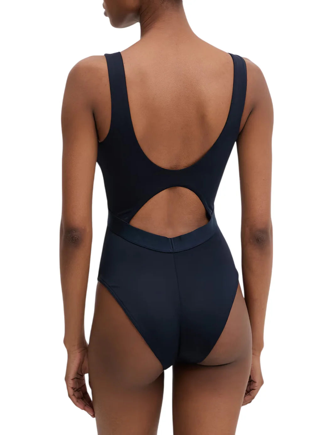 Tommy Hilfiger costume intero donna con cut out blu UW0UW06367 C1G Tommy Hilfiger beachwear 