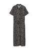 Vero Moda abito corto chemisier donna in fantasia nero beige