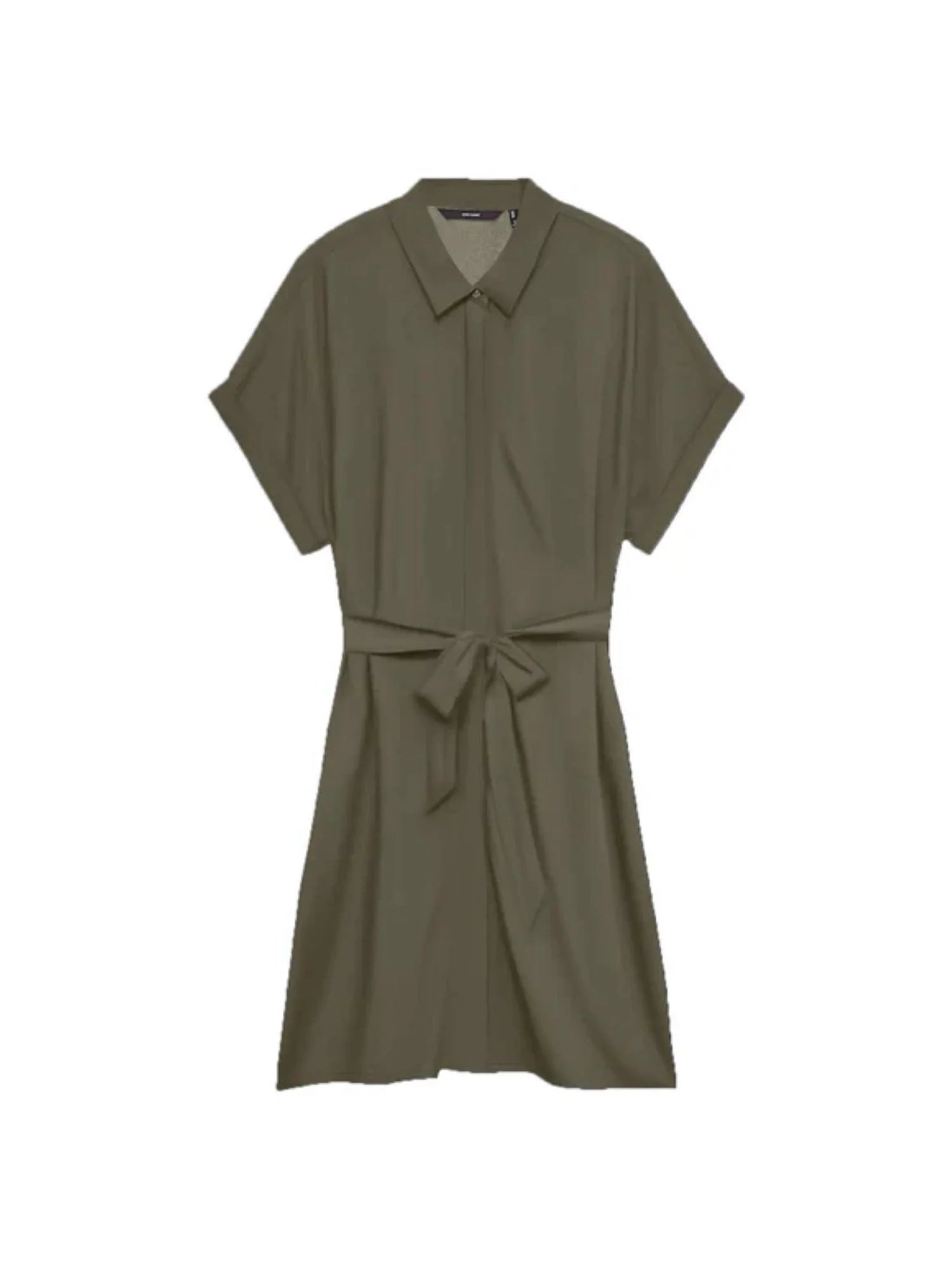 Vero Moda abito corto chemisier in viscosa verde militare 10302043 KALAMATA VERO MODA 
