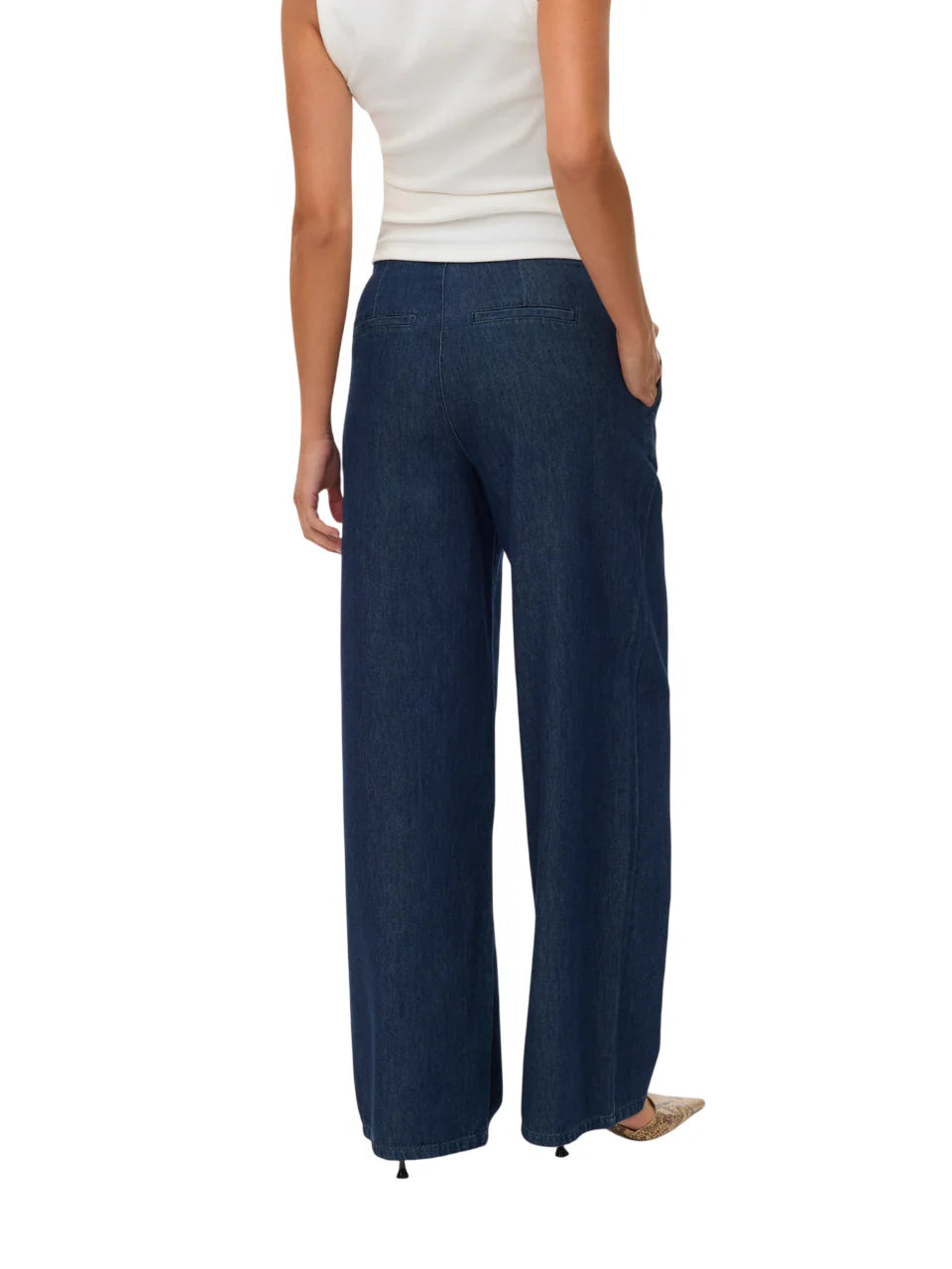 Vero Moda jeans donna wide leg lavaggio blu 10339356 MEDIUM BLUE DENIM VERO MODA 