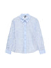 Vero Moda camicia donna in organza trama floreale celeste