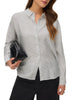 Vero Moda camicia donna in fantasia a righe bianco nero