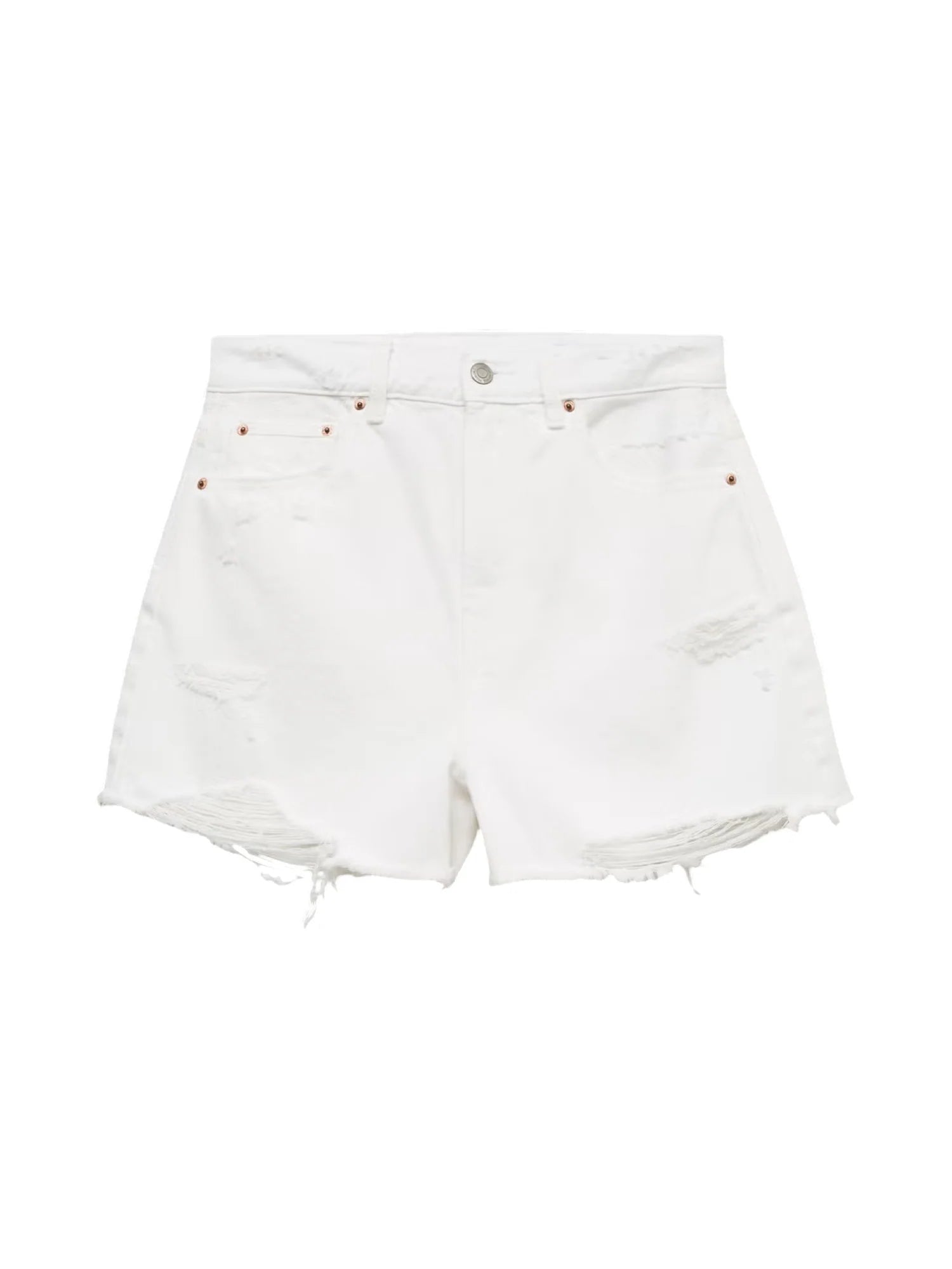 Vero Moda shorts donna in denim con strappi bianco 10347291 BRIGHT WHITE VERO MODA 