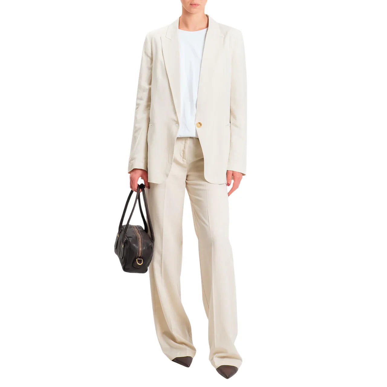 Vicolo giacca blazer monopetto donna panna TAB1623 BURRO VICOLO 