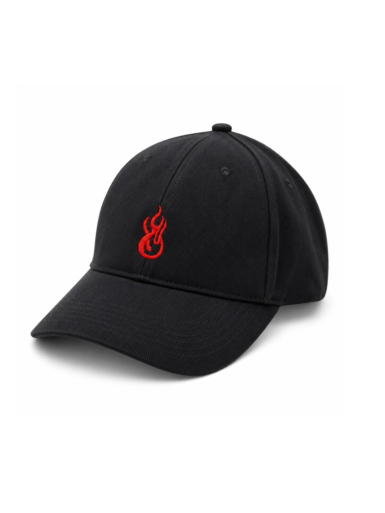 Vision of Super cappello con visiera uomo ricamo flame nero VS070CP BLACK VISION OF SUPER 