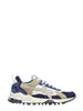W6yz sneakers uomo Breeze in suede e tessuto tecnico blu verde