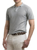 Yes Zee polo uomo in maglia trama chevron verde salvia