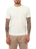 Yes Zee maglia uomo manica corta misto lino panna