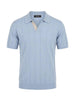 Yes Zee polo uomo in maglia di cotone celeste