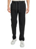Yes Zee pantaloni uomo slim in nylon nero