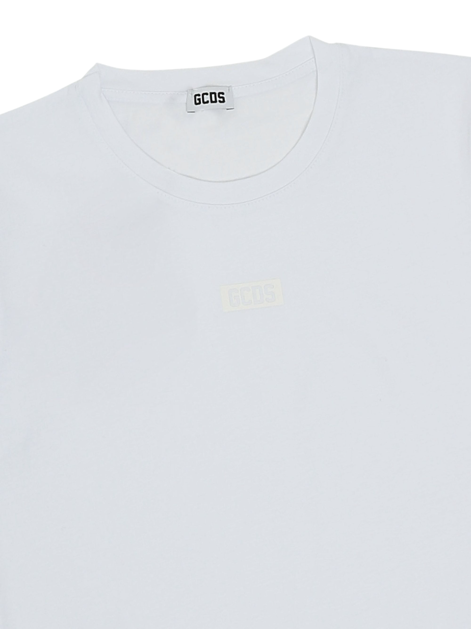 Gcds T-shirt unisex bambino manica corta bianco Z0UJQC604J105 OPTIC WHITE-WHITE GCDS 